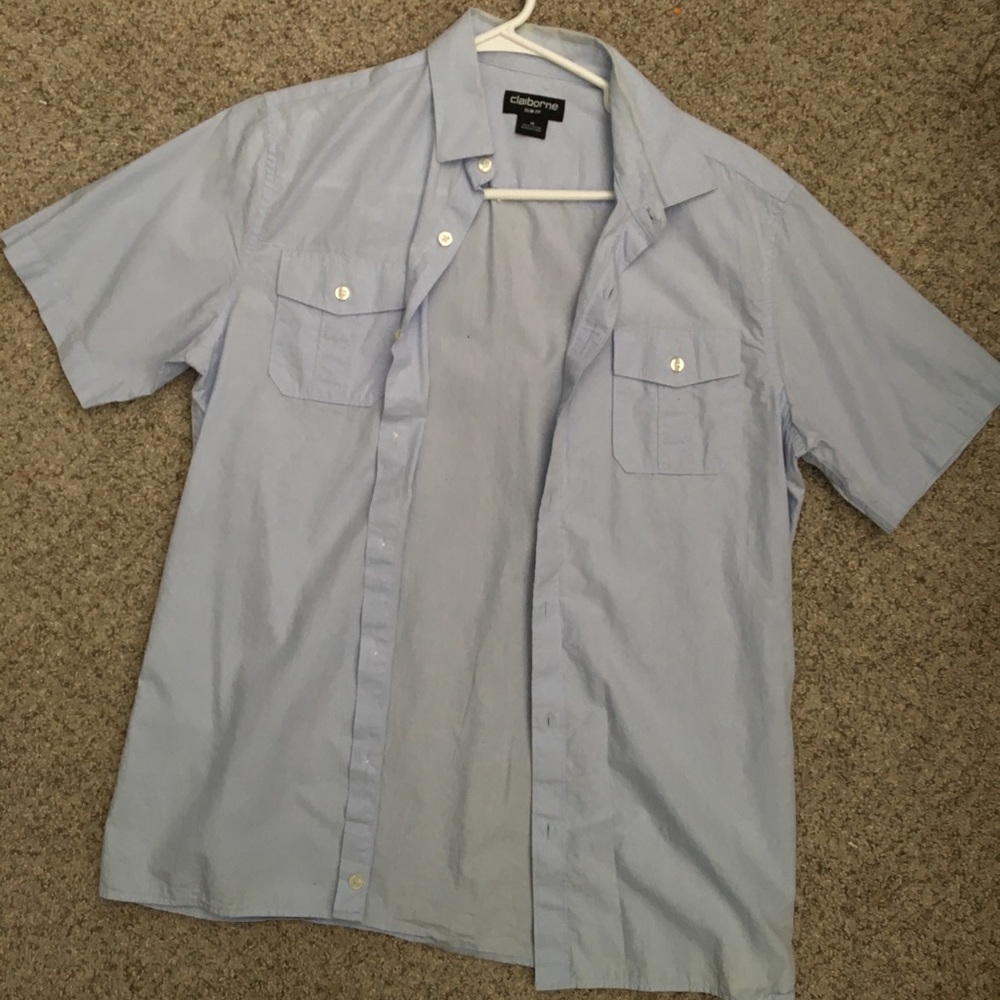 Claiborne Short Sleeve Button-Up